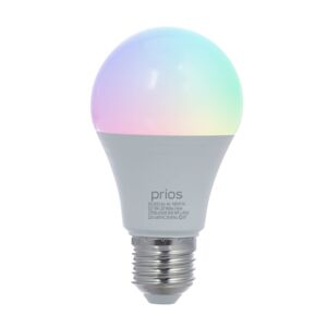 PRIOS Prios LED žárovka E27 A60 9W RGBW WiFi matná