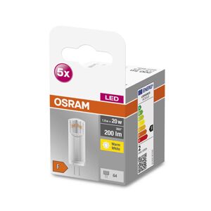 OSRAM OSRAM Base PIN LED kolík žárovka G4 1,8W 200lm 5ks