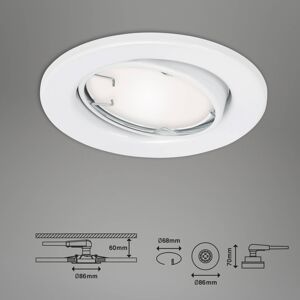 Briloner LED podhledové světlo Fit Move S CCT RGB, 3ks bílá
