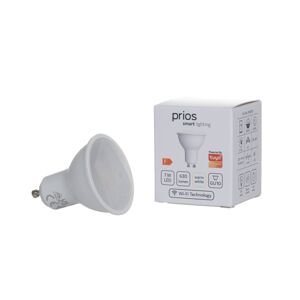 PRIOS Prios LED GU10 žárovka plast 7W WLAN opál 827, 2ks