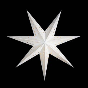 STERNTALER Sterntaler Samt papírová hvězda, Ø 75 cm bílá