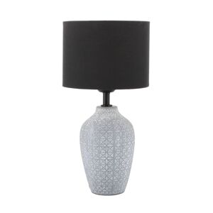 Lindby Lindby Thalassia stolní lampa šedá/černá Ø 20 cm