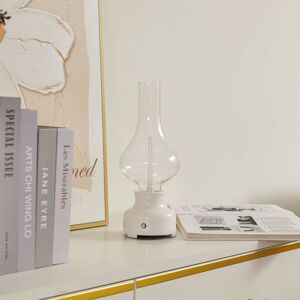 Lindby Lindby Maxentius LED stolní lampa krémová/čirá aku