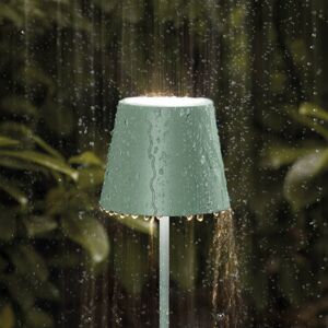 Sigor LED stolní lampa Nuindie aku kulatá 38cm šalvějová