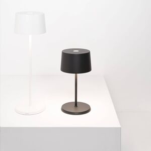 Zafferano Zafferano Olivia mini 3K dobíjecí stolní lampa šedá