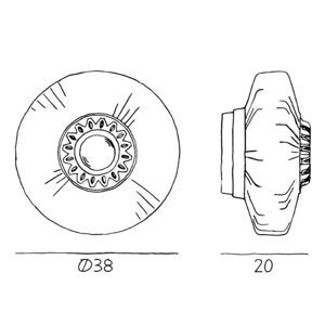DESIGN BY US Nástěnné svítidlo New Wave Optic XL, růžové, oční koule, zástrčka