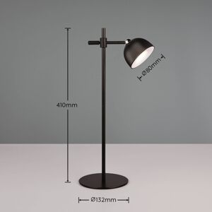 Reality Leuchten Nabíjecí stolní lampa Maxima LED, černá, výška 41 cm, plastová