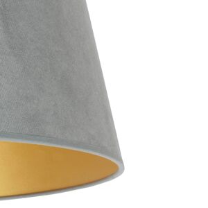 Euluna Stínidlo na lampu Cone výška 22,5 cm, zelená/zlatá