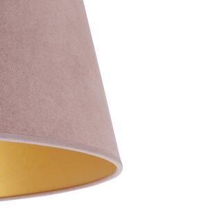 Duolla Stínidlo na lampu Cone výška 25,5 cm, růžová/zlatá