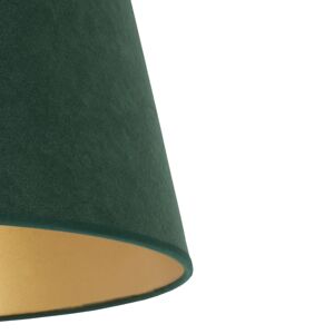 Duolla Stínidlo na lampu Cone výška 22,5 cm, zelená/zlatá