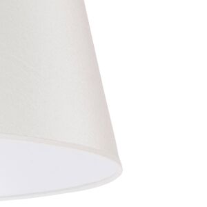Euluna Stínidlo na lampu Cone 22,5 cm, chintz ecru/bílá