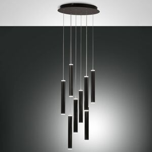 Fabas Luce LED závěsné světlo Prado, stmívatelné, černá