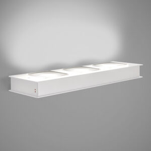 Fabbian Fabbian Quarter - bílé LED nástěnné světlo 3zdr