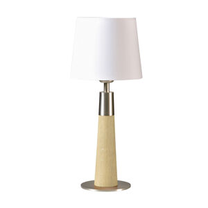 HerzBlut HerzBlut Conico stolní lampa bílá, dub, 44cm