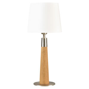 HerzBlut HerzBlut Conico stolní lampa bílá, dub olej, 58cm