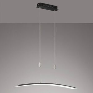 FISCHER & HONSEL LED závěsné světlo Metis stmívací CCT, černá, 90cm