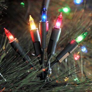 Konstsmide Christmas Pestrý LED světelný řetěz, 100 žárovek 16,35m