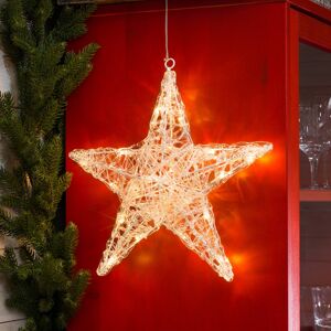 Konstsmide Christmas Pěticípá akrylová hvězda Ingar s LED