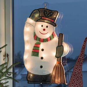 Konstsmide Christmas Pro interiér - Led okenní silueta sněhulák