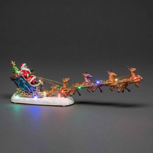 Konstsmide Christmas LED scenérie Santa Claus na saních