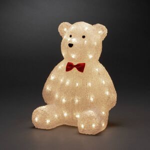 Konstsmide Christmas LED dekorace Teddybär čirá IP44 výška 38 cm