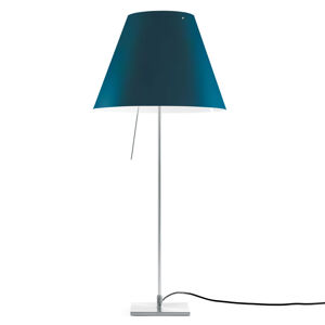 Luceplan Luceplan Costanza stolní lampa D13if hliník/modrá