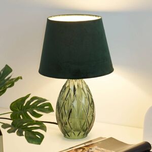 Pauleen Pauleen Crystal Velvet stolní lampa, skleněná noha