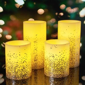Pauleen Pauleen Golden Glitter Candle LED svíčka sada 4 ks