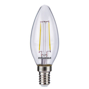 Sylvania LED svíčka E14 ToLEDo filament 2,5W 827 čirá