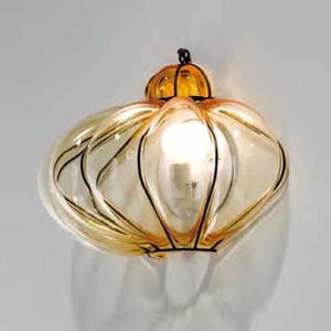 Siru Nástěnné světlo SULTANO ze skla Murano, 29 cm