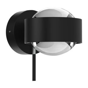 Top Light Puk Mini Wall+ LED čočky čiré, matná černá/chrom