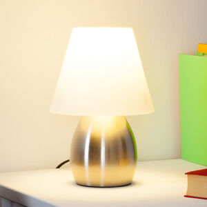Lindby Dekorativní stolní lampa Emilan s LED žárovkou E14