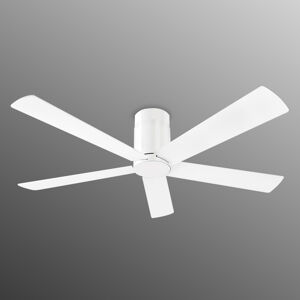 LEDS-C4 Čirý designový stropní ventilátor Rodas - bílá
