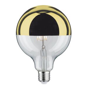 Paulmann LED žárovka E27 G125 827 6,5W zrcadlená zlatá