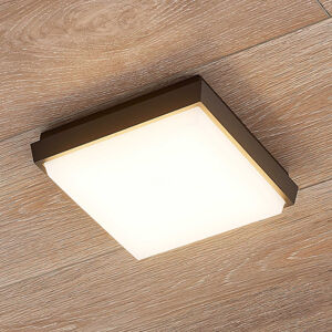 Lucande Lucande Amra LED stropní svítidlo, hranaté, 17,5cm