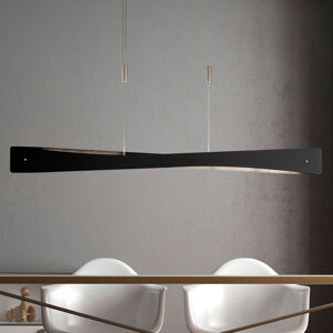 Lucande Lucande Lian LED závěsné světlo, černé, hliník