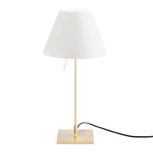 Luceplan Luceplan Costanzina stolní lampa mosaz bílá