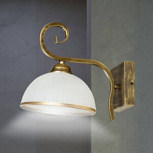 EMIBIG LIGHTING Nástěnné světlo Wivara K1, klasický design, zlatá